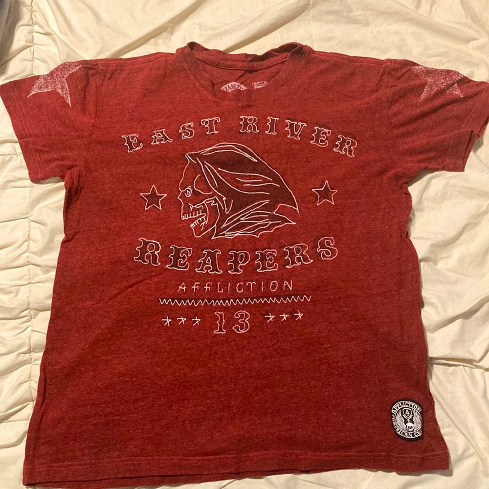 Unique Affliction Tshirt, red M